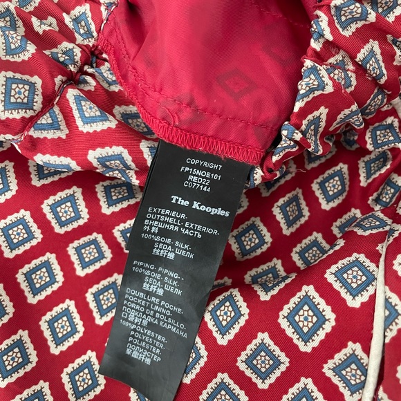 The Kooples Printed Silk Trousers, Size XS - Picture 4 of 4